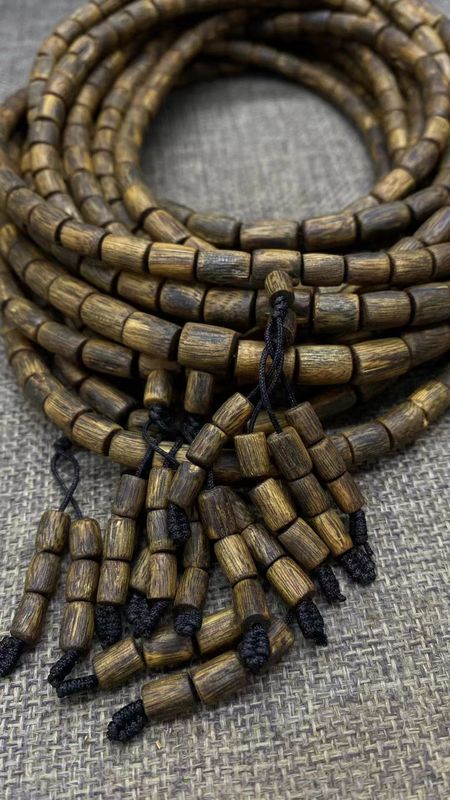 Jakość Naturalna bransoletka z Agarwood dla kobiet Super mały bęben jabłkowe dziwne Nan Agar drewno koraliki pojedyncza pętla fabryka