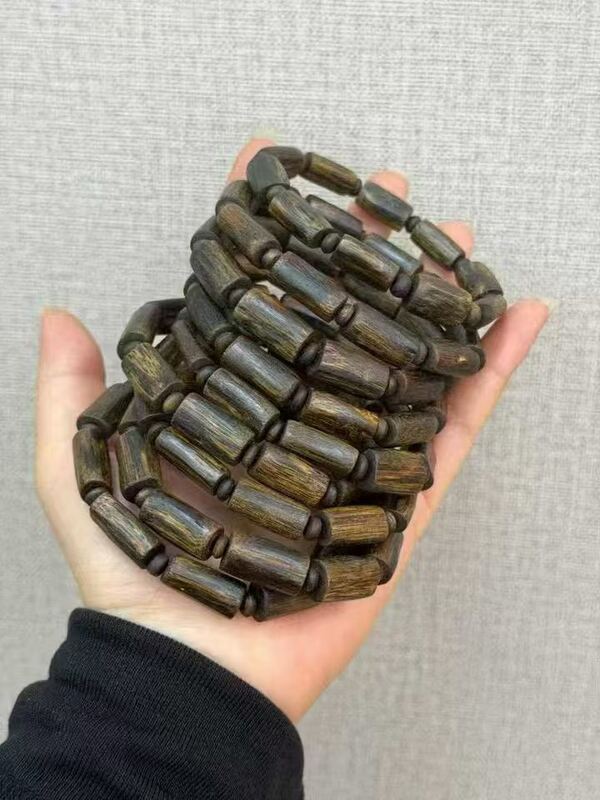 Quality Moderate Sillage Agarwood Beads Round Shape Natural Fragrant Aromatic Elements Suitable for Jewelry Accessories factory