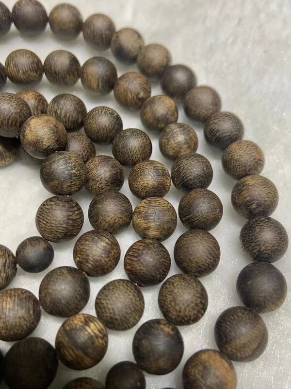 Quality Authentic Agarwood Beads Designed for Meditation and Prayer Accessories Featuring Natural Aroma and Durable Smooth Surface factory
