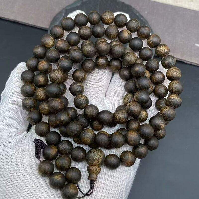 Quality Durable Agarwood Beads Crafted for Meditation and Spiritual Jewelry Providing Long Lasting Fragrance and Smooth Finish factory