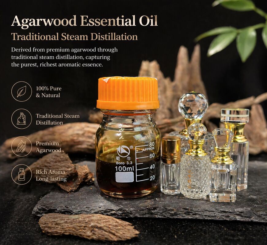 Quality Natural Insect Eye Agarwood Oil Ancient Water Distilled Calming Pure Grade factory