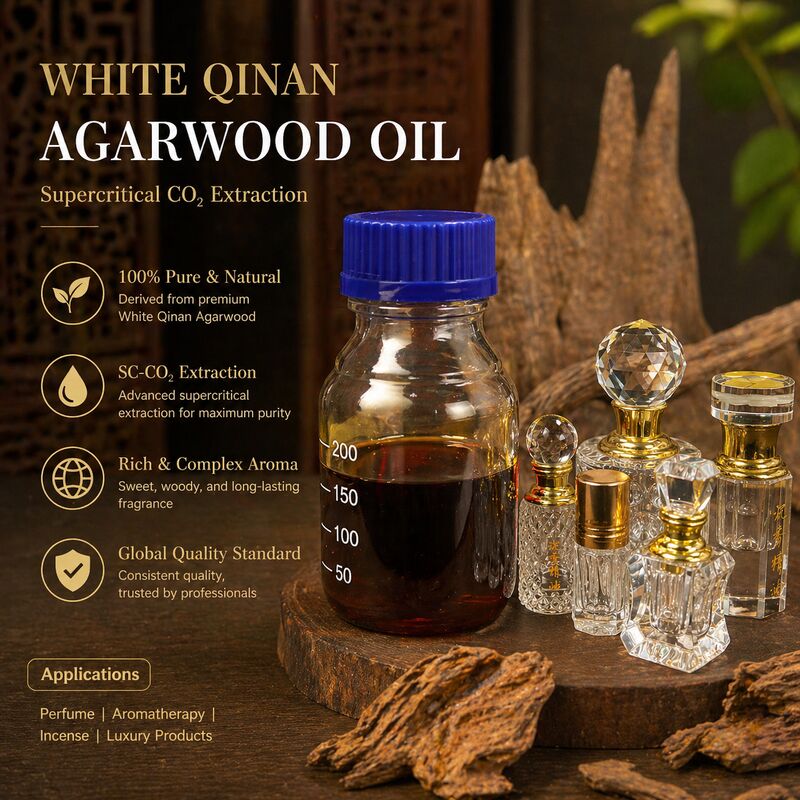 Quality White Kynam Supercritical CO2 Extraction Essential Oil Pure Natural Amber Grade factory