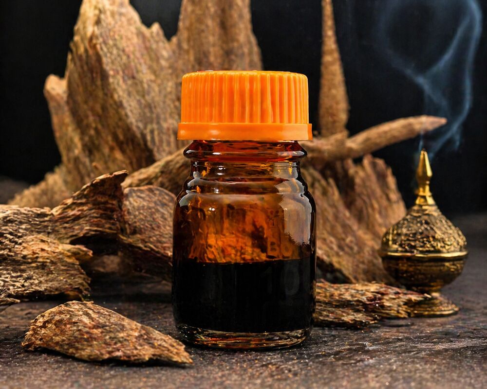 Quality Ancient Wild Insect Leak Agarwood Oil Natural Pure Distilled Calming Essential factory