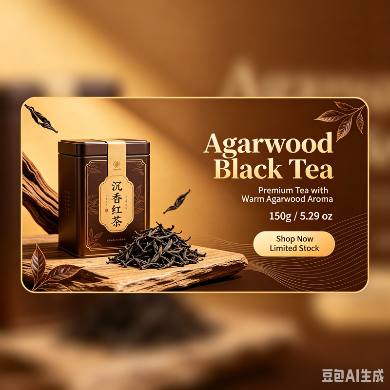 Quality 150g Premium Agarwood Black Tea, Organic Oud Infused Fermented Tea, Soothing Sleep Support Herbal Tea factory