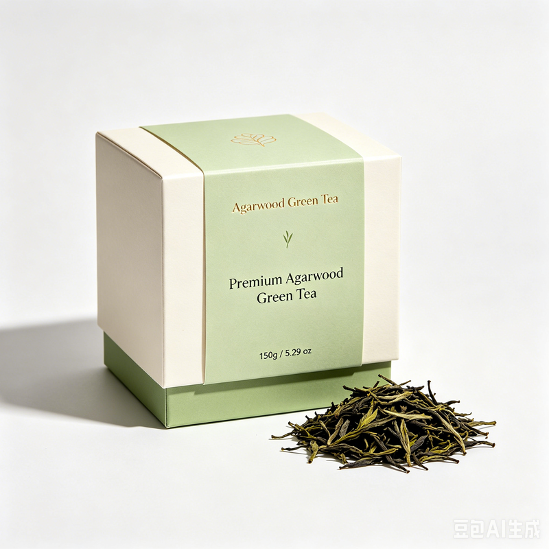 Quality Premium 150g Wild Agarwood Green Tea, Natural Organic Oud Leaf Blended Loose Tea, Stress Relief Healthy Daily Drink factory