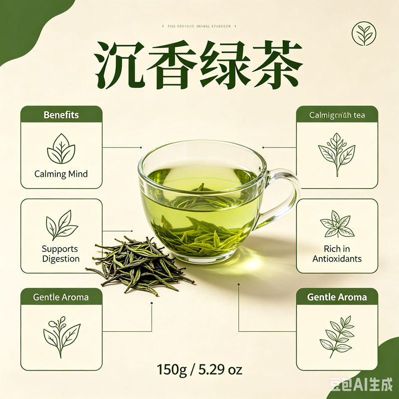 Qualität Premium 150g Wild Agarwood Green Tea, Natural Organic Oud Leaf Blended Loose Tea, Stress Relief Healthy Daily Drink Fabrik