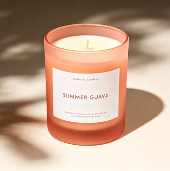 Quality Summer Guava Candle, Tropical Fruit Candle, Fresh Scent Candle, Summer Home Candle, Fruity Aroma Candle, Holiday Gift Candle factory