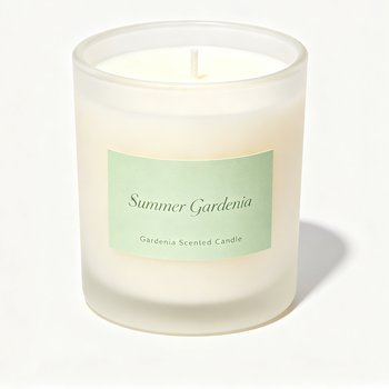 Quality Summer Gardenia Candle, White Floral Candle, Fresh Summer Scent, Luxury Home Fragrance, Elegant Decor Candle, Gift For Her factory