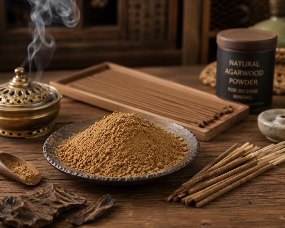 Quality Sleep Soothing Agarwood Powder Wood Aromatherapy Natural Sandalwood Home Seal factory