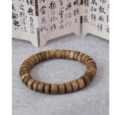 Qualidade Hainan Verde Qinan Agarwood Pílula de contas cordel de mão fábrica