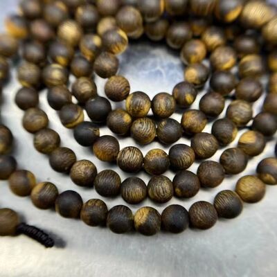Quality Authentic Agarwood Beads Known for Their Distinctive Scent Ideal for Crafting Unique Jewelry and Spiritual Accessories factory