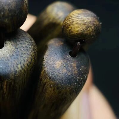 Quality Aromatic Agarwood Beads Designed for Meditation Prayer and Crafting Featuring Natural Scent and Comfortable Texture Suitable for Daily factory