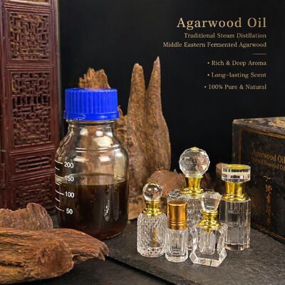 Quality Middle East Style Fermented Agarwood Oil Ancient Distilled Natural Aromatic factory