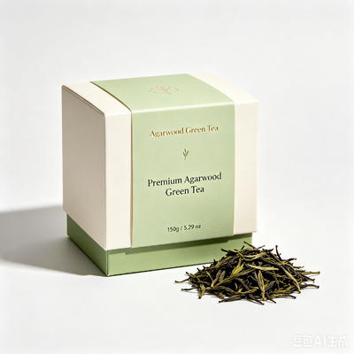 Quality Premium 150g Wild Agarwood Green Tea, Natural Organic Oud Leaf Blended Loose Tea, Stress Relief Healthy Daily Drink factory