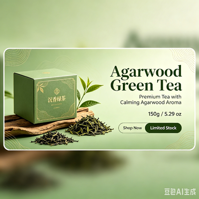 Quality Premium 150g Wild Agarwood Green Tea, Natural Organic Oud Leaf Blended Loose Tea, Stress Relief Healthy Daily Drink factory