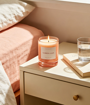 Quality Summer Guava Candle, Tropical Fruit Candle, Fresh Scent Candle, Summer Home Candle, Fruity Aroma Candle, Holiday Gift Candle factory
